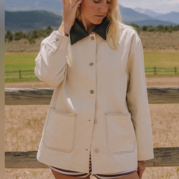 Daily Drills Aspen Drop Barn Jacket Canvas DD Green XS/SM NEW - Picture 1 of 7